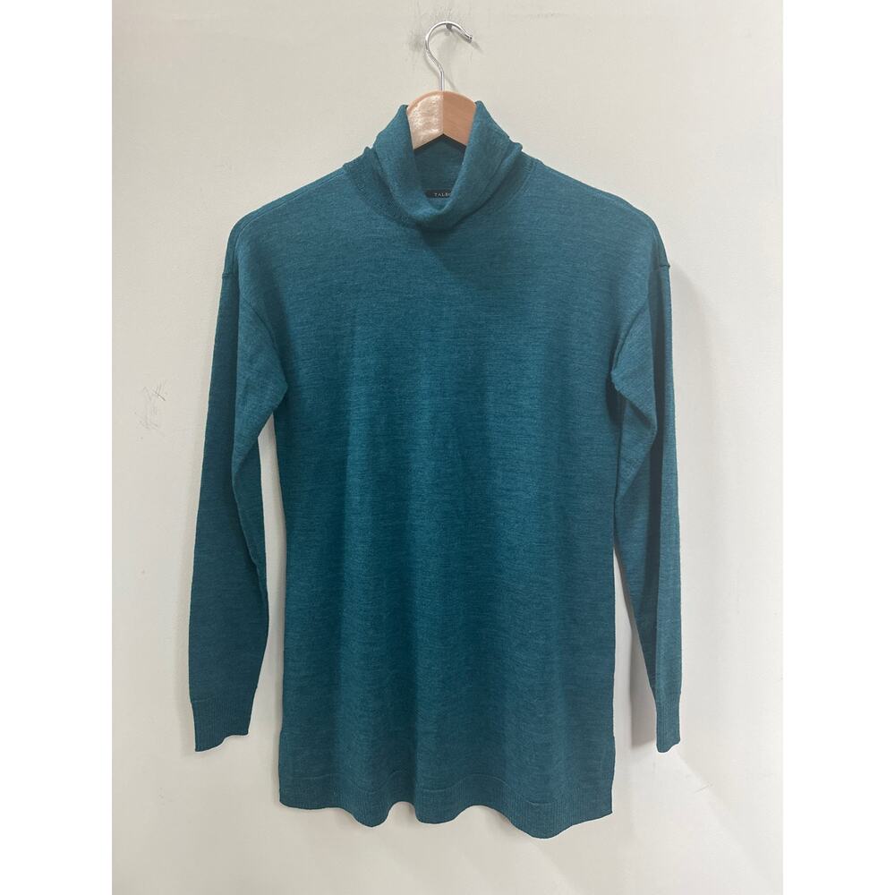 Talbots Merino Wool Turtleneck Sweater Classic Minimalist Elevated Basic XS NWT